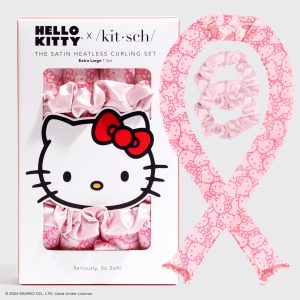 Kitsch x Hello Kitty XL Heatless Curling Set in Hello Kitty Faces
